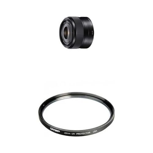 소니 Sony SEL35F18 35mm f1.8 Prime Fixed Lens with 49mm UV Protection Filter