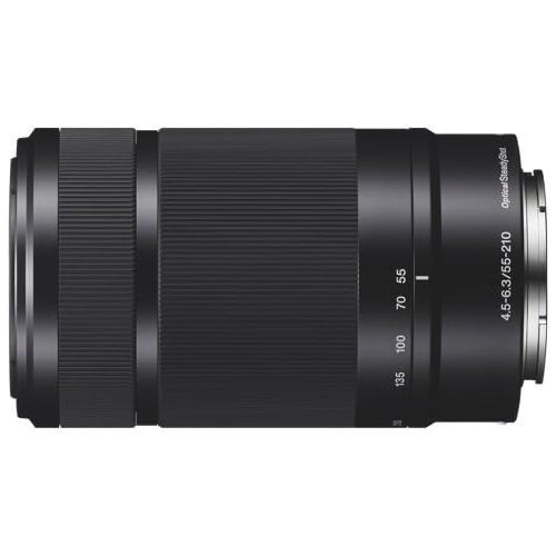 소니 Sony 55-210mm f4.5-6.3 OSS E-Mount Camera Lens. #SEL55210 Value Kit with Acc