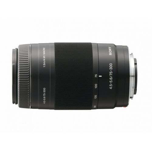 소니 Sony 75-300mm f4.5-5.6 Compact Super Telephoto Zoom Lens for Sony Alpha Digital SLR Camera