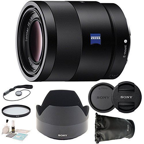 소니 Sony 55mm F1.8 Sonnar T* FE ZA Full Frame Prime Lens + Free Extras Bundle