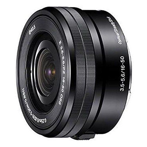 소니 Sony SELP1650 16-50mm F3.5-5.6 OSS Power Zoom Lens Black Bulk Packaging , International Version (No Warranty)