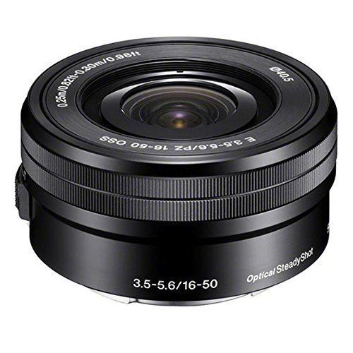 소니 Sony SELP1650 16-50mm F3.5-5.6 OSS Power Zoom Lens Black Bulk Packaging , International Version (No Warranty)