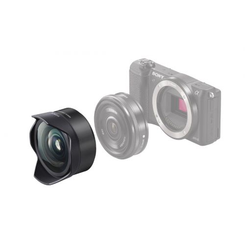 소니 Sony VCLECF2 10-13mm f2.8-22 Fisheye Lens Fixed Prime Fisheye Converter for Sony Mirrorless Cameras