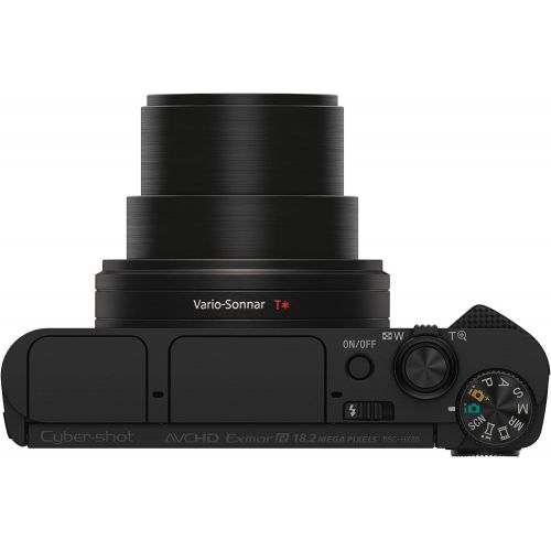 소니 Sony DSCHX80/B High Zoom Point & Shoot Camera with Ultra 32GB Micro SDHC UHS-I Card and NP-BX1/M8 Lithium-Ion X Type Battery
