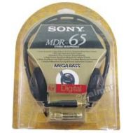 Sony MDR-65 Over-the-Head Mega Bass Stereo Headphones