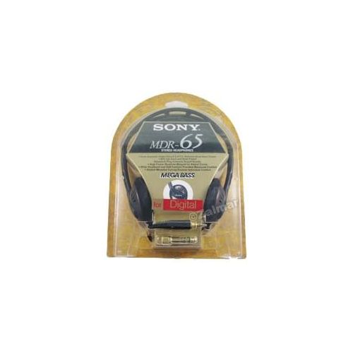 소니 Sony MDR-65 Over-the-Head Mega Bass Stereo Headphones