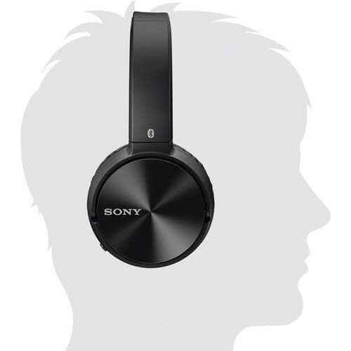 소니 Sony Premium Lightweight Wireless Bluetooth Extra Bass Noise-Isolating Stereo Headphones