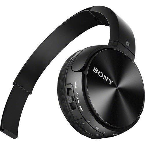 소니 Sony Premium Lightweight Wireless Bluetooth Extra Bass Noise-Isolating Stereo Headphones