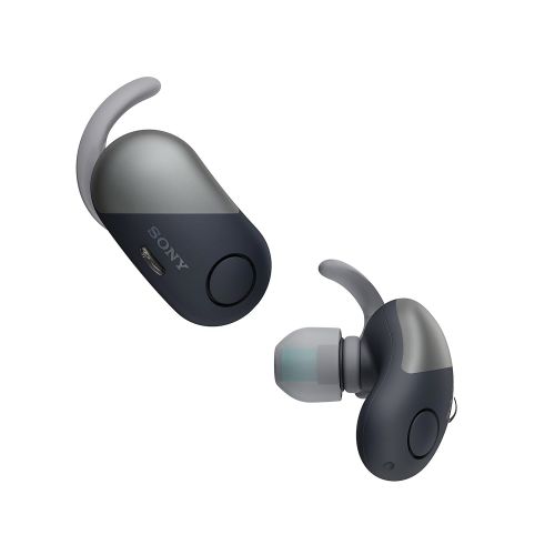 소니 Sony SP700N Wireless Noise Canceling Sports in-Ear Headphones Black WF-SP700NB (Certified Refurbished)