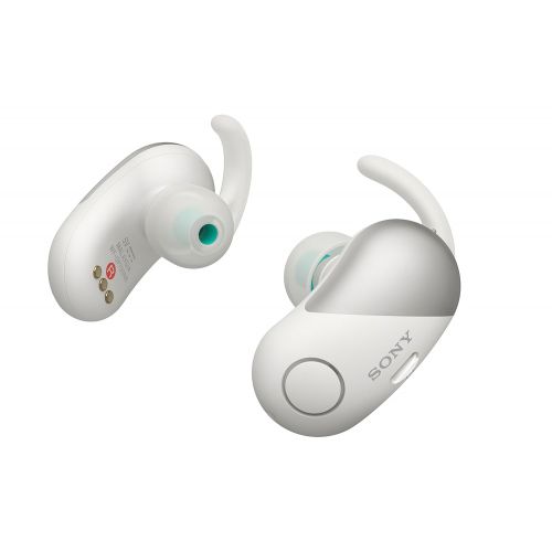 소니 Sony SP700N Wireless Noise Canceling Sports in-Ear Headphones White WF-SP700NW (Certified Refurbished)