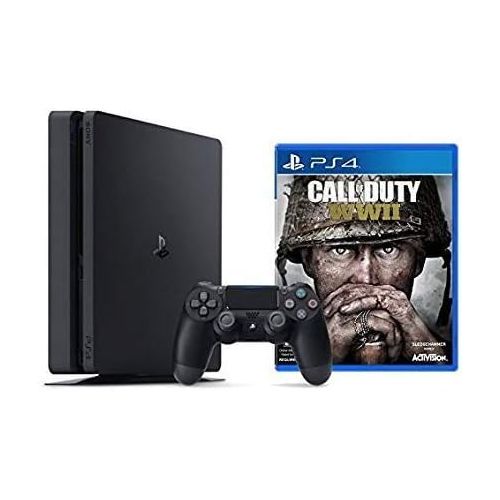 소니 Sony. Playstation 4 Slim 1TB Console + Call of Duty : WWII Bundle ( 2 - Items )