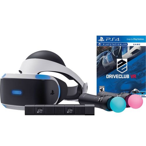 소니 Sony PlayStation VR DriveClub Starter Bundle 4 items: VR,motion, camera and vr game disc- PSVR DriveClub