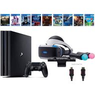 Sony PlayStation VR Deluxe Bundle 12 Items:VR Start Bundle,PS4 Pro 1TB,8 VR Game Disc Rush of Blood,Valkyrie,Battlezone,Batman,DriveClub,Eagle, RIGS,Resident Evil 7:Biohazard
