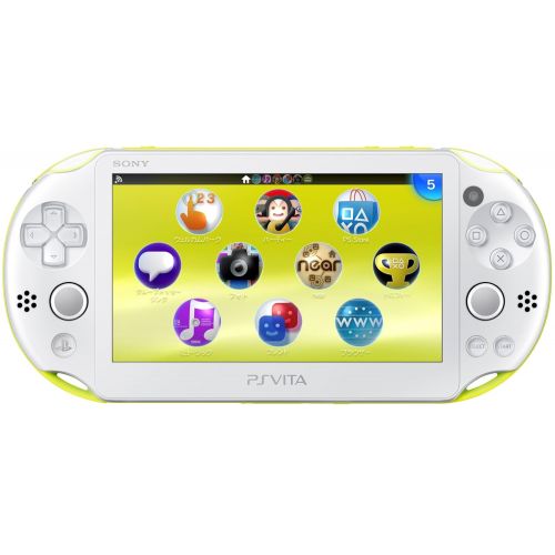 소니 Sony PS Vita Slim - Lime Green  White - Wi-fi (PCH-2000ZA13)