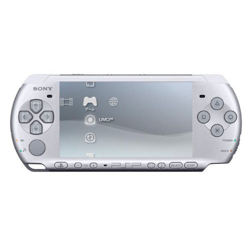 소니 Sony SONY PSP Playstation Portable Console JAPAN Model PSP-3000 Mystic Silver (Japan Import)