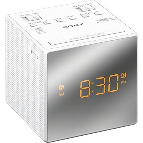 소니 Sony Compact AMFM Dual Alarm with Large Easy to Read Backlit LCD Display & Time Projection Alarm Clock