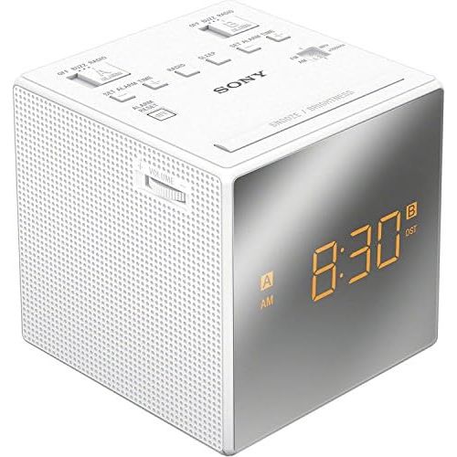 소니 Sony Compact AMFM Dual Alarm with Large Easy to Read Backlit LCD Display & Time Projection Alarm Clock