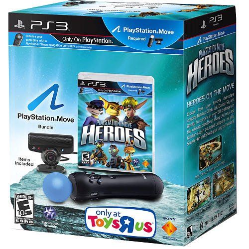 소니 By      Sony PS3 Playstation Move Heroes Bundle, Game and Motion Controller