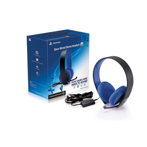 소니 By      Sony PlayStation Silver Wired Stereo Headset