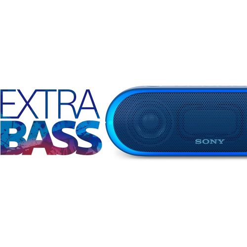 소니 Sony XB20 Portable Wireless Speaker with Bluetooth, Blue