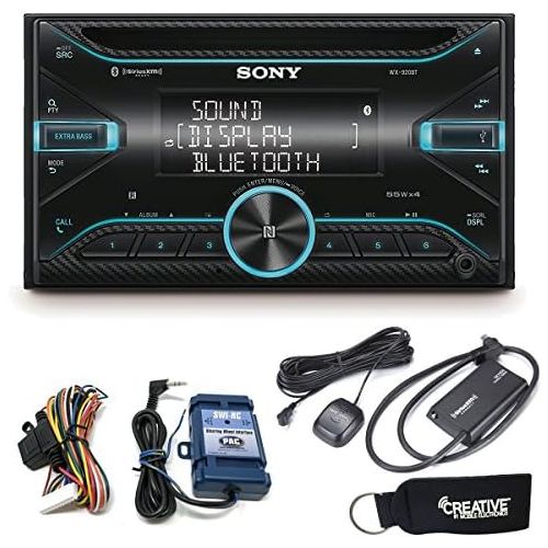 소니 Sony WX-920BT Double-DIN Bluetooth & CD Receiver with SWI-RC Steering Wheel Interface & SXV300 SiriusXM Tuner