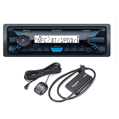 소니 Sony DSX-M55BT Marine Receiver with Bluetooth and Sirius XM Tuner Bundle