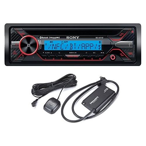 소니 Sony MEX-M71BT Marine CD Receiver with Bluetooth and Sirius XM tuner bundle