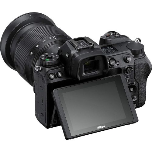 소니 Nikon Z6 Mirrorless Digital Camera & 24-70mm f4 S Lens with Adapter + Case + Flash + Battery + Charger + Tripod + Kit