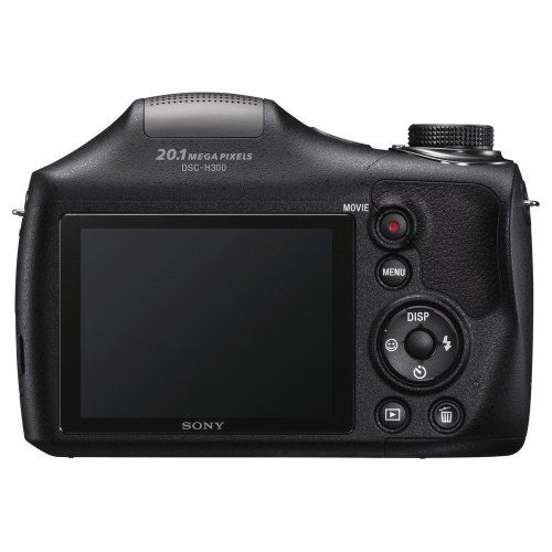 소니 Sony DSCH300B Digital Camera with DSLR Holster Bag and 32GB SD Card Bundle (Black)