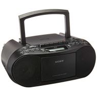 Sony CFDS70-BLK CDMP3 Cassette Boombox Home Audio Radio, Black, with Aux Cable