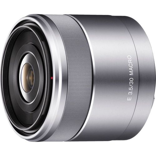 소니 Sony E 30mm f3.5 Macro Lens SEL30M35 + 49mm 3 Piece Filter Kit + Professional 160 LED Video Light Studio Series + 64GB SDXC Card + Lens Pen Cleaner + 70in Monopod + Deluxe Cleanin