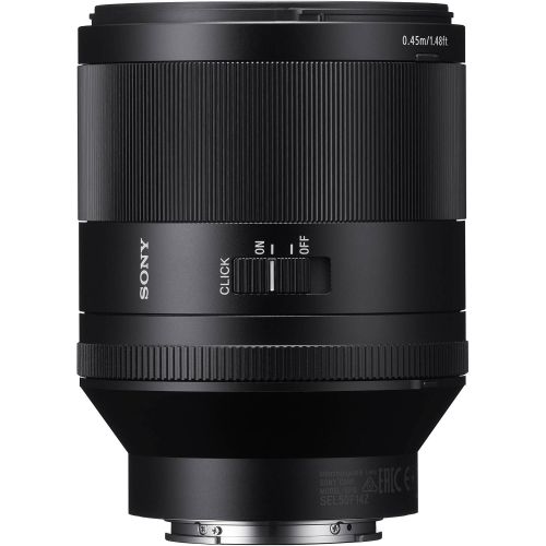 소니 Sony E 30mm f3.5 Macro Lens SEL30M35 + 49mm 3 Piece Filter Kit + Professional 160 LED Video Light Studio Series + 64GB SDXC Card + Lens Pen Cleaner + 70in Monopod + Deluxe Cleanin