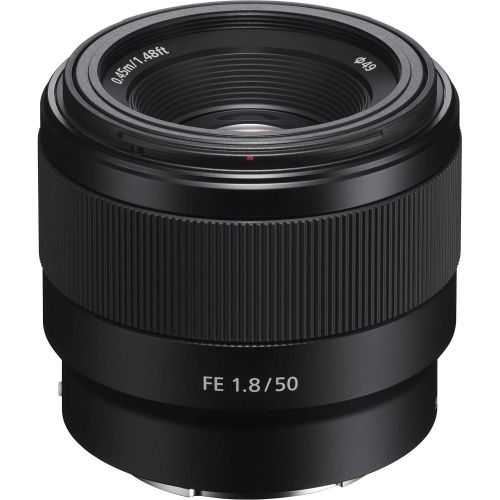 소니 Sony E 35mm f1.8 OSS Lens SEL35F18 + 49mm 3 Piece Filter Kit + Professional 160 LED Video Light Studio Series + 64GB SDXC Card + Lens Pen Cleaner + 70in Monopod + Deluxe Cleaning