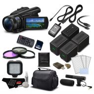 Sony FDR-AX700 4K HDR Camcorder w3.5 Inch LCD (FDR-AX700B) Starter Bundle- International Version