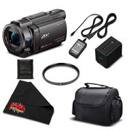 Sony 4K HD Video Recording FDRAX33 Handycam Camcorder-Essential Bundle wAccessories