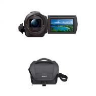Sony 4K HD Video Recording FDRAX33 Handycam Camcorder with Camcorder Bag Bundle