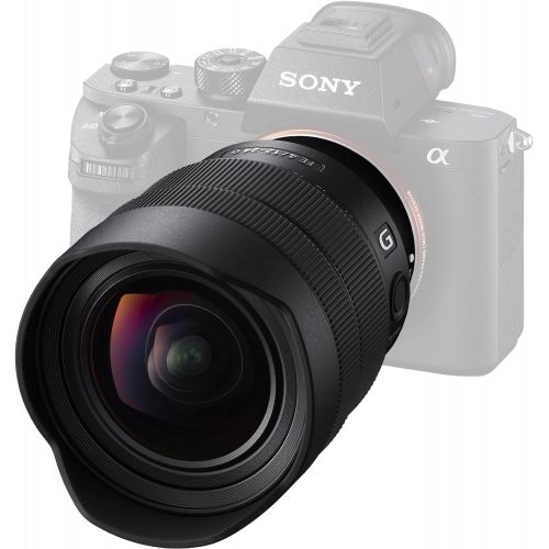 소니 Sony Alpha E-Mount FE 12-24mm f4.0 G Ultra Wide-Angle Zoom Lens with Flash + Soft Box + Battery & Charger Kit
