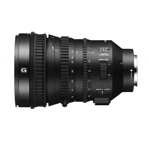 소니 Sony SELP18110G 18-110mm f4-22 Fixed Zoom Camera Lens, Black