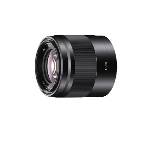 소니 Sony SEL50F18 50mm f1.8 Lens for Sony E Mount Nex Cameras (Black) - Fixed (Certified Refurbished)