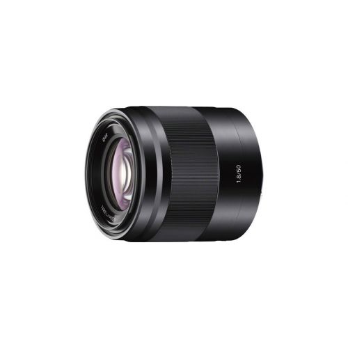 소니 Sony SEL50F18 50mm f1.8 Lens for Sony E Mount Nex Cameras (Black) - Fixed (Certified Refurbished)