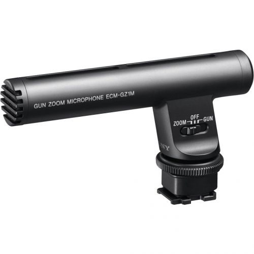 소니 Sony ECM-GZ1M Shotgun  Zoom Microphone with LCD + Cleaning Kit