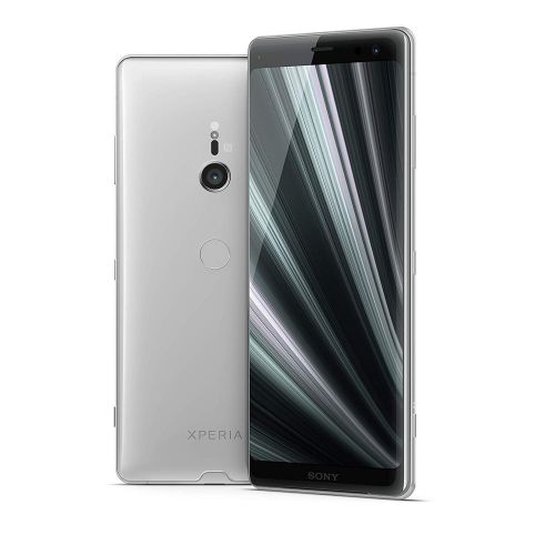 소니 Sony Xperia XZ3 Unlocked Smartphone (White Silver) Charging Bundle