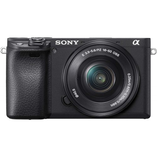 소니 Sony Alpha a6400 Mirrorless Camera: Compact APS-C Interchangeable Lens Digital Camera with Real-Time Eye Auto Focus, 4K Video, Flip Screen & 16-50mm Lens - E Mount Compatible Camer