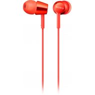 Bestbuy Sony - EX155AP EX Series Wired In-Ear Headphones - Red