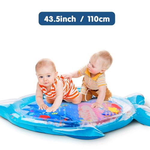  Soopotay Tummy Time Water Play Mat, Baby Water Mat for 3 to 12 Months Girl Boy