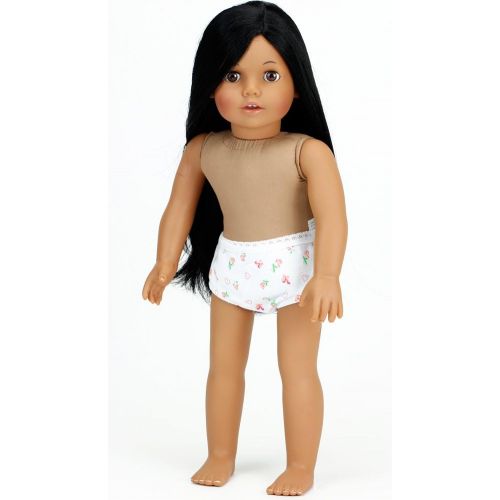  18 inch Doll, Collectible Doll Julia | 18 Inch Dark Brown Doll, Jointed ArmsLegs & Soft Body, Sophias Brand 18 in Doll