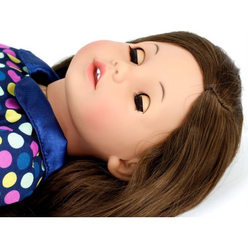  Sophias 18 Inch Doll Catherine, 18 Inch Brunette Doll, Jointed ArmsLegs & Soft Body, Brand Doll