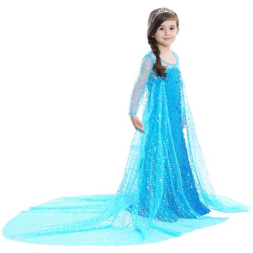  Sophiashopping sophiashopping Girls Dress Up Costume Sequined Party Dress for Halloween