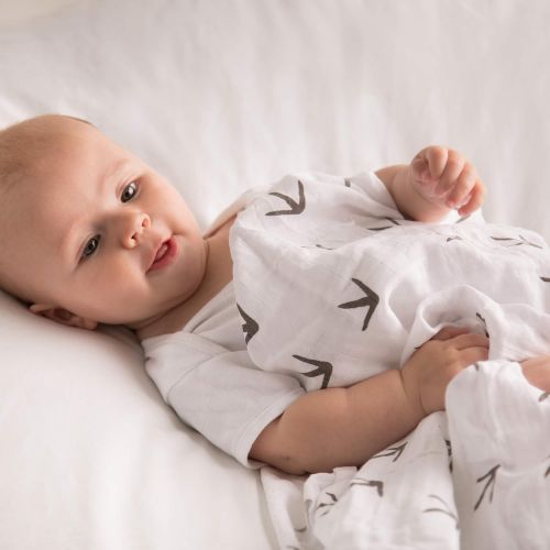  Sophie & Bird 100% Organic Cotton Baby Muslin Swaddle Blankets | Extra Large, 47x47 inches | 3...