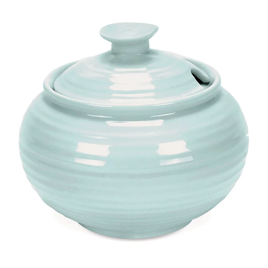 Sophie Conran for Portmeirion Covered Sugar Bowl in Celadon